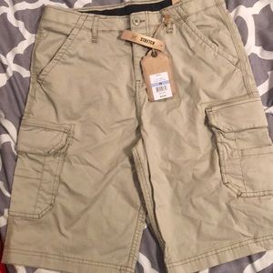 Boys Khaki Cargo Shorts